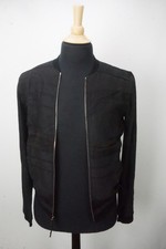 John Varvatos x Nick Jonas Black Limited Edition Zip Jacket Linen XS Brand New 