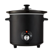 3L/5L/6.5L Slow Cooker Electric Stainless Steel + Ceramic Pot Mini, Small, Large