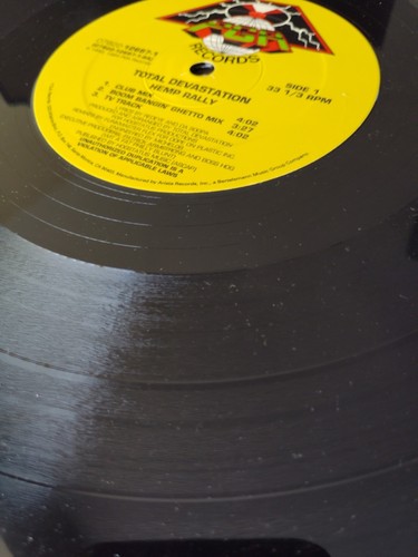 Total Devastation Hemp Rally VG+ Gold Stamp Promo Vinyl 12 Inch - Picture 7 of 9