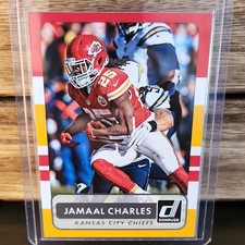 2015 Panini Donruss Jamaal Charles #42 Kansas City Chiefs Football Card