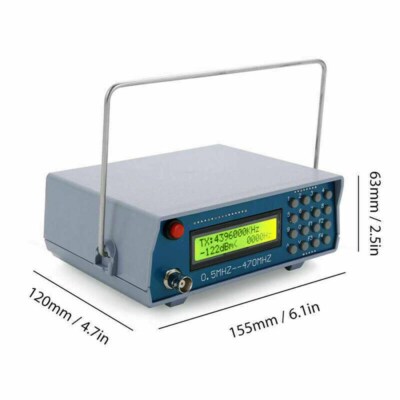 For FM Radio RF Signal Generator For 0.5Mhz-470Mhz Walkie Talkie Debug