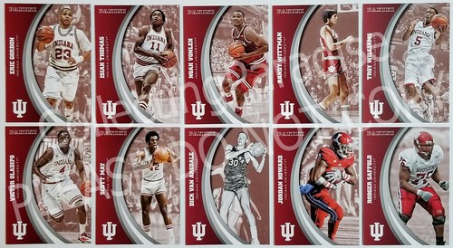 2015 Panini Indiana Hoosiers 50 Card Set ISIAH THOMAS VICTOR OLADIPO ERIC GORDON - Picture 6 of 6