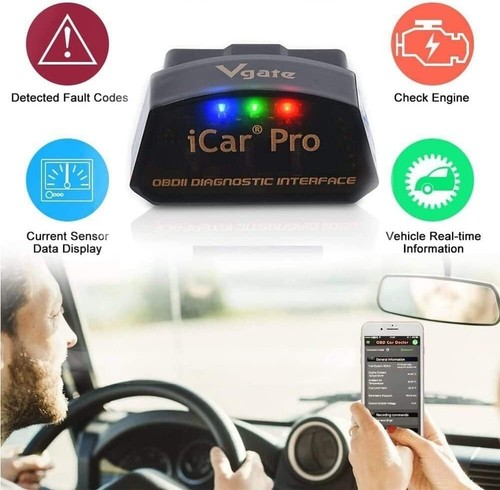 Vgate iCar Pro Bluetooth 3.0 for Android Adapter OBD2 Diagnostic Scanner Reader - Picture 5 of 8