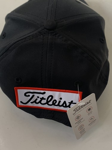 Titleist Golf 2020 Tour Ace Trend Mesh Hat Pro V1 FJ Adjustable Black - Picture 3 of 11