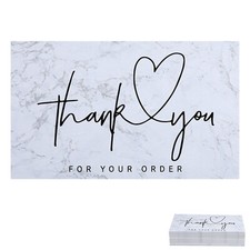 50pcs Thank You Cards Supporting Appreciation Business Cards/ Cards Gift