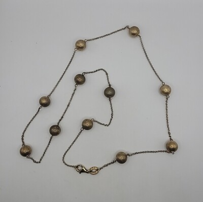 Sterling Silber goldfarbene Sternbild Charles Garnier Kugel Halskette