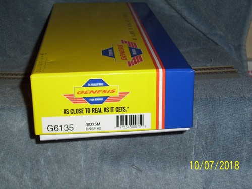 ATHEARN GENESIS HO SCALE G6135 SD75M BNSF #8251 w/DCC - Picture 5 of 5