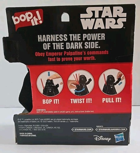 Bop It! Electronic Game for Kids Star Wars Darth Vader Edition, by Hasbro - Picture 3 of 5