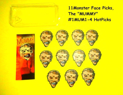 11 pcs MONSTER Shaped ''Mummy'' Guitar Picks Hot Picks- 11 PICKS