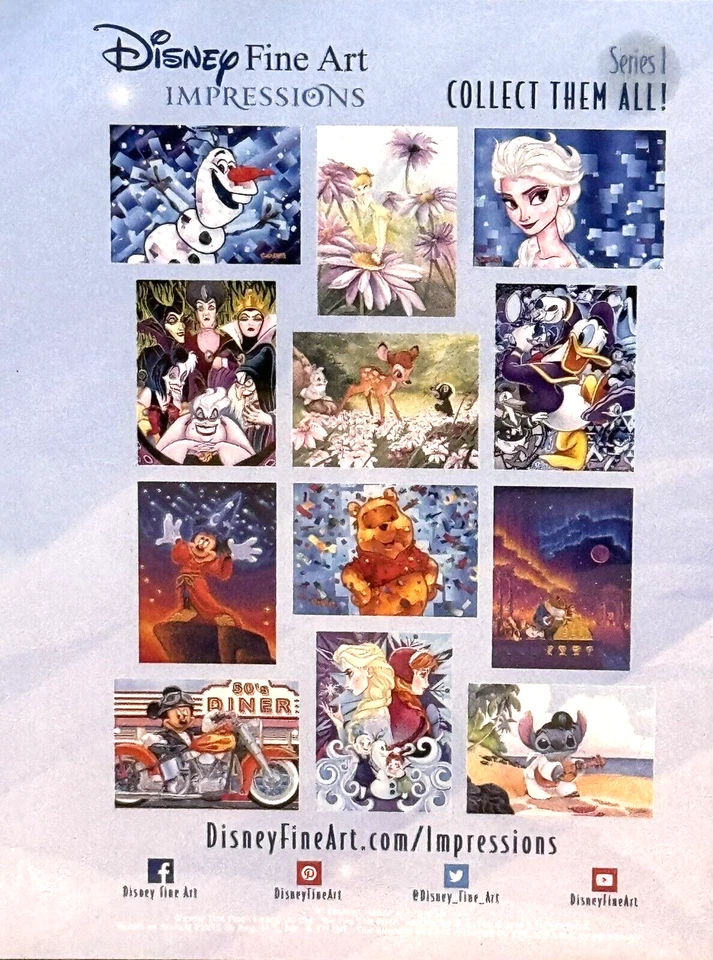 DIFÍCIL DE ENCONTRAR DISNEY BELLAS ARTES "ABRAZOS CÁLIDOS" OLAF DE IMPRESIÓN CONGELADA LITOGRAFÍA TREVOR CARLTON Foto 4 de 4