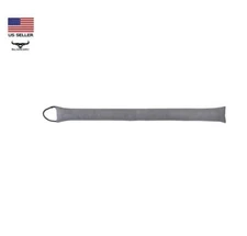 Charcoal Gray Decorative Faux Suede 36" Door Window Draft Blocker Breeze Stop