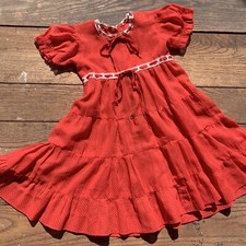 Vintage 30s Kids Prairie Dress