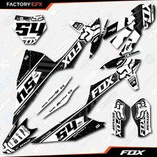 Black White Split Racing Graphic Kit fit KTM 19-22 SX SXF XC XCF 125 150 250 450