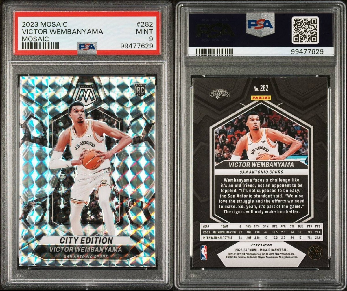 2023-24 Mosaic City Edition Silver Prizm #282 Victor Wembanyama RC
