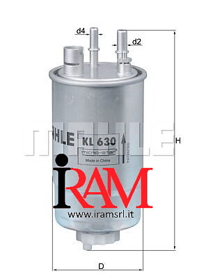 * FILTRO CARBURANTE KNECHT - KL 630 -