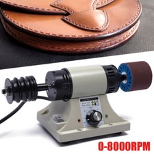 Leather Polishing Burnishing Leather Edge Grinding Machine 8000 RPM Professional