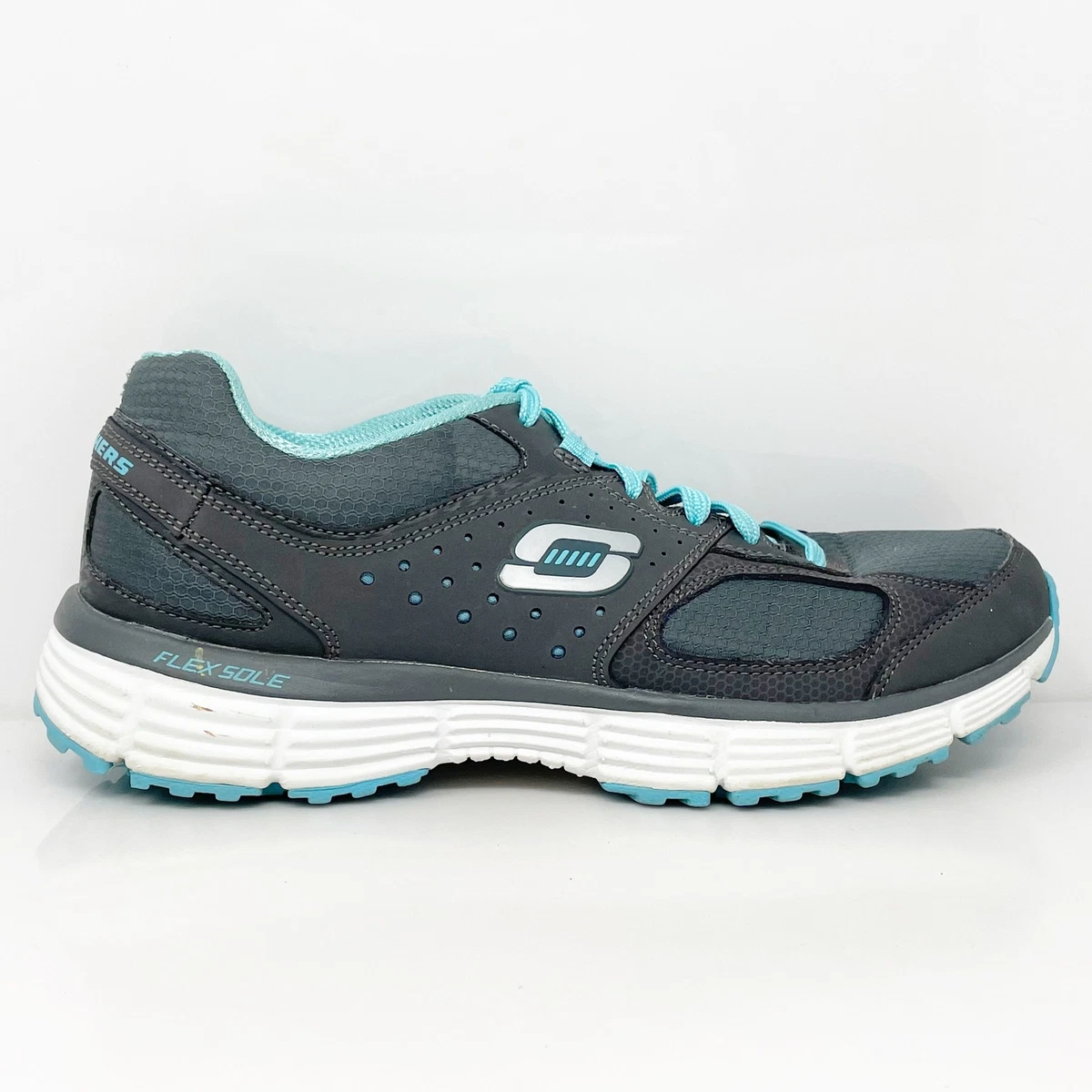 Skechers Womens Agility Ramp Up 11906 Gray Running Shoes Sneakers