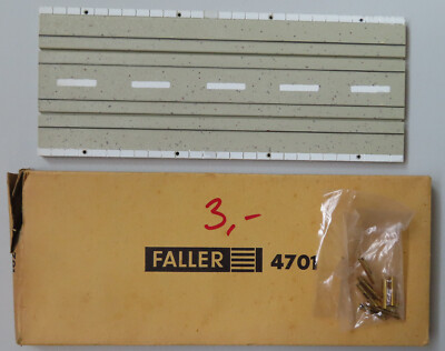 Faller AMS  4701 -- Entstörfahrbahn in OVP, 60er Jahre Spielzeug #DEZ3199