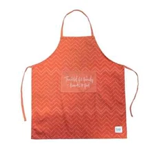 Krumbs Homemade Happiness Orange Thankful All-Purpose Apron