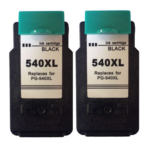 2x PG540XL Black Ink Cartridges For Canon PIXMA TS5150 Printer