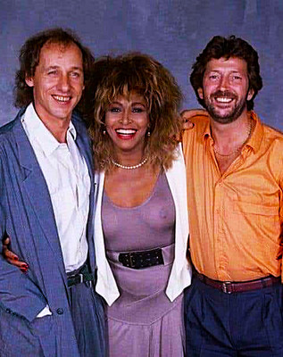 KNOFFLER - TURNER - CLAPTON - 4''X5'' PHOTOGRAPH