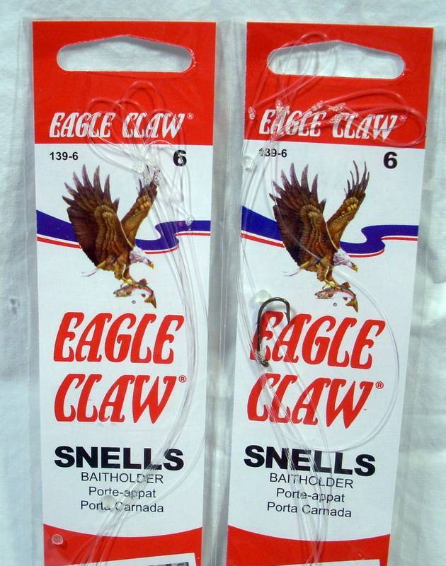 Hameçons Pour Tout Poisson 5 Packs De 6 Hameçons Aberdeen Snelled Eagle