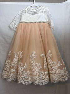 chantilly place floral embroidered dress