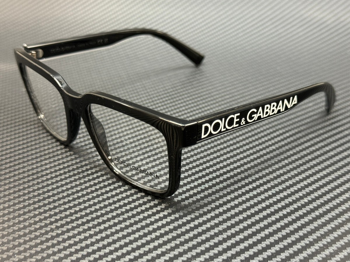 DOLCE GABBANA DG5101 501 Black Men's 50 mm Eyeglasses