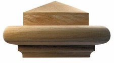 B350 3.5-Inch Peaked Newel Post Cap