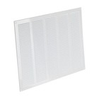Generic 500 x 400 mm White Metal Air Vent Grille Insect Protection
