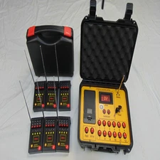 BILUSOCN 24 cues copper wire fireworks firing system wedding Stage Spin Effect