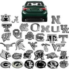 NCAA Team 3-D Chrome Heavy Metal Emblem By Team ProMark -Select- Team Below