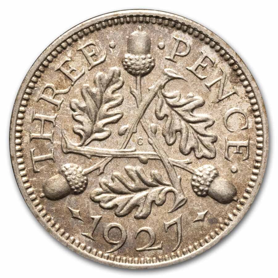 1927 Great Britain Silver Partial Proof Set (5-Coins)