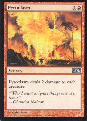 MTG Pyroblast 3枚セット 3X PYROCLASM 152/249 CORE SET 2010 M10 MTG MAGIC LP X3