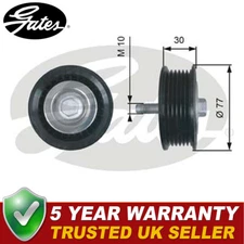 Gates Right Deflection Guide Pulley Fits Insignia Astra 2.0 CDTi 2.0 D