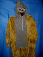 Street Zombie Costume - Hooded Shirt w/ Attached Robe and Mask - Spirit L 12-14