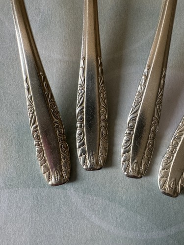 INSPIRATION by Kings Plate Set 4 Teaspoons 5 O’clock 5 1/2”, Silver Plate - Bild 4 von 11