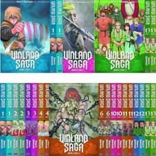 Fumetto Vinland Saga Manga Versione Inglese Set Completo Volume 1-13 Libri Nuovo