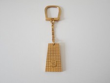 Letter J Gold Tone Gold Plated Pl Or Gal Keyring 18.5g / 9.5x2.0cm
