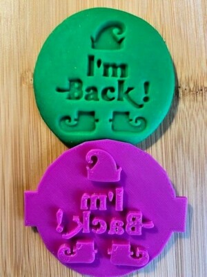 "Home Sweet Home" Cookie Embosser Stamp - 6cm Fondant & Icing Stamp For New Home Gifts