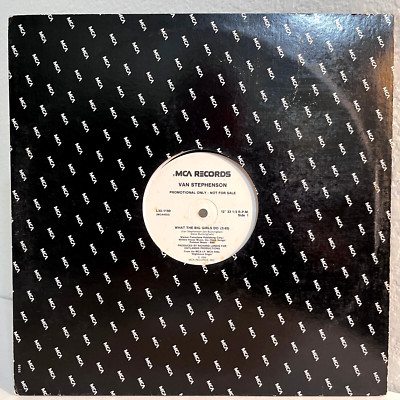VAN STEPHENSON - What The Big Girls Do (MCA) - 12'' Vinyl Record Single - EX
