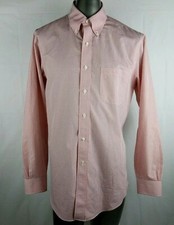 Brooks Brothers 1818 Regent Shirt Men Sz 16 Gingham Check Button Up Long Sleeve