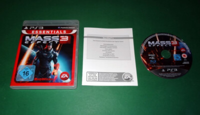 Mass Effect 3 Essentials mit Hersteller-Infoblatt und OVP fuer Playstation 3 PS3