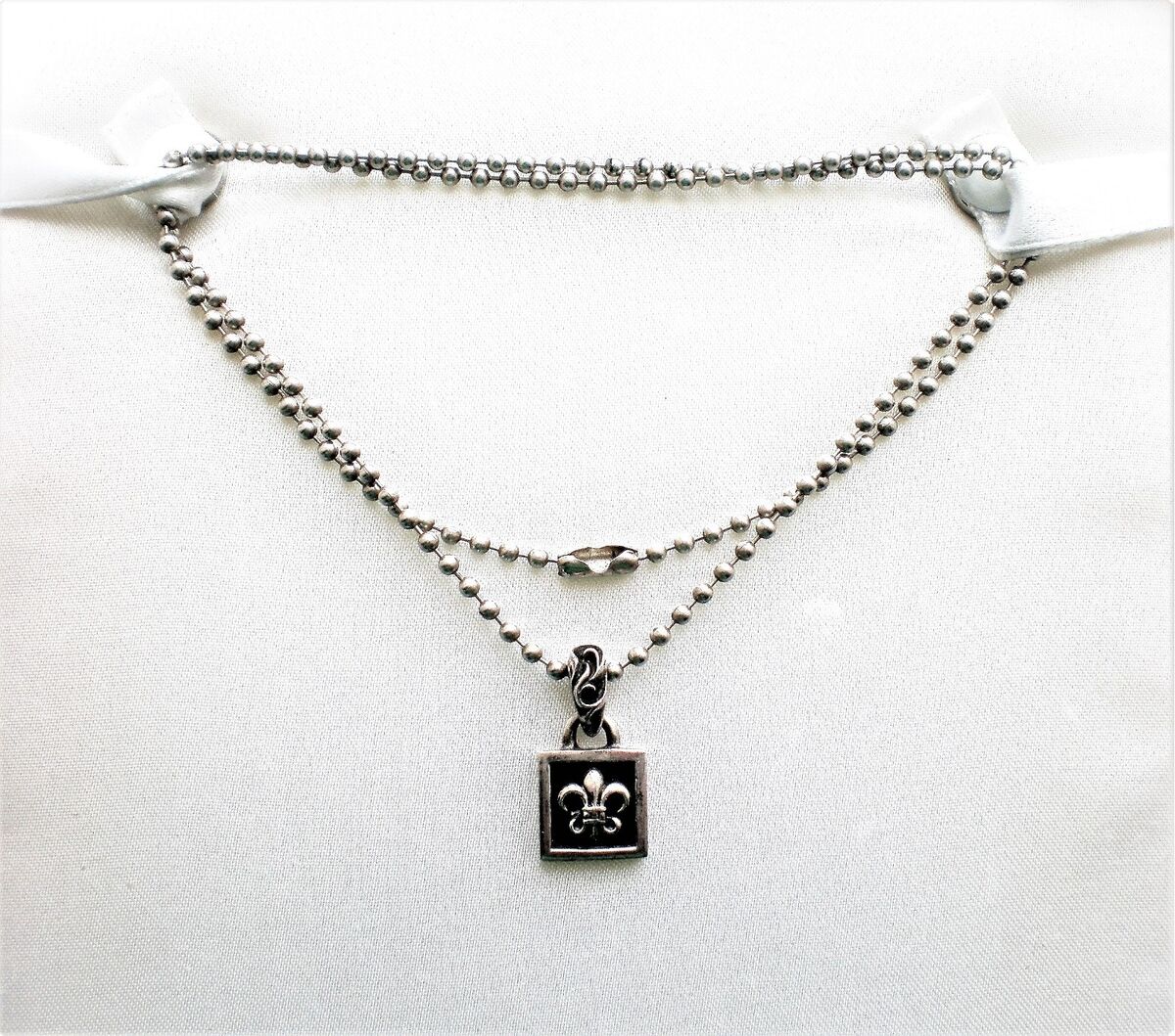 1998 Designer Chrome Hearts Sterling Silver Fleur De Lis 1998 Designer Chrome Hearts Sterling Silver Fleur De Lis