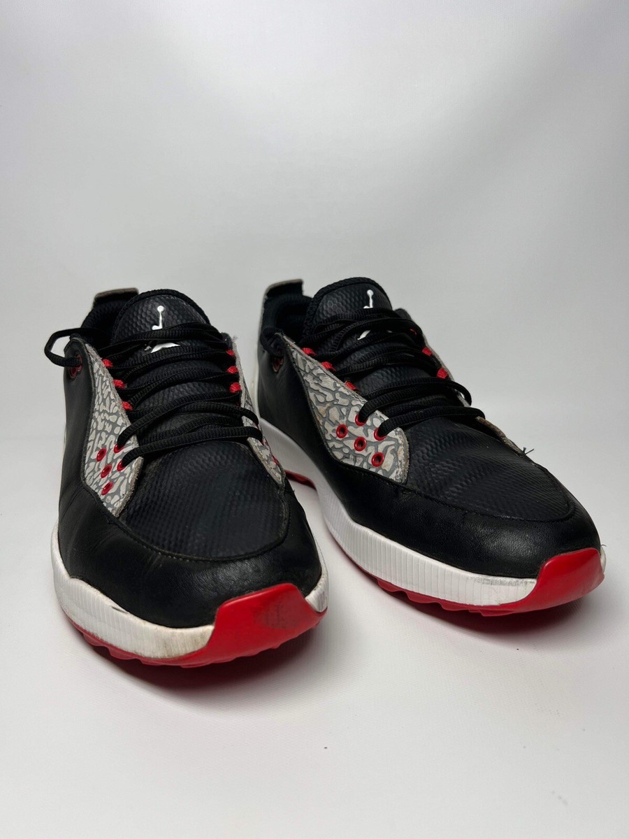 Nike Air Jordan ADG 2 Black Red Golf Shoes Cleats Bred CT7812-001