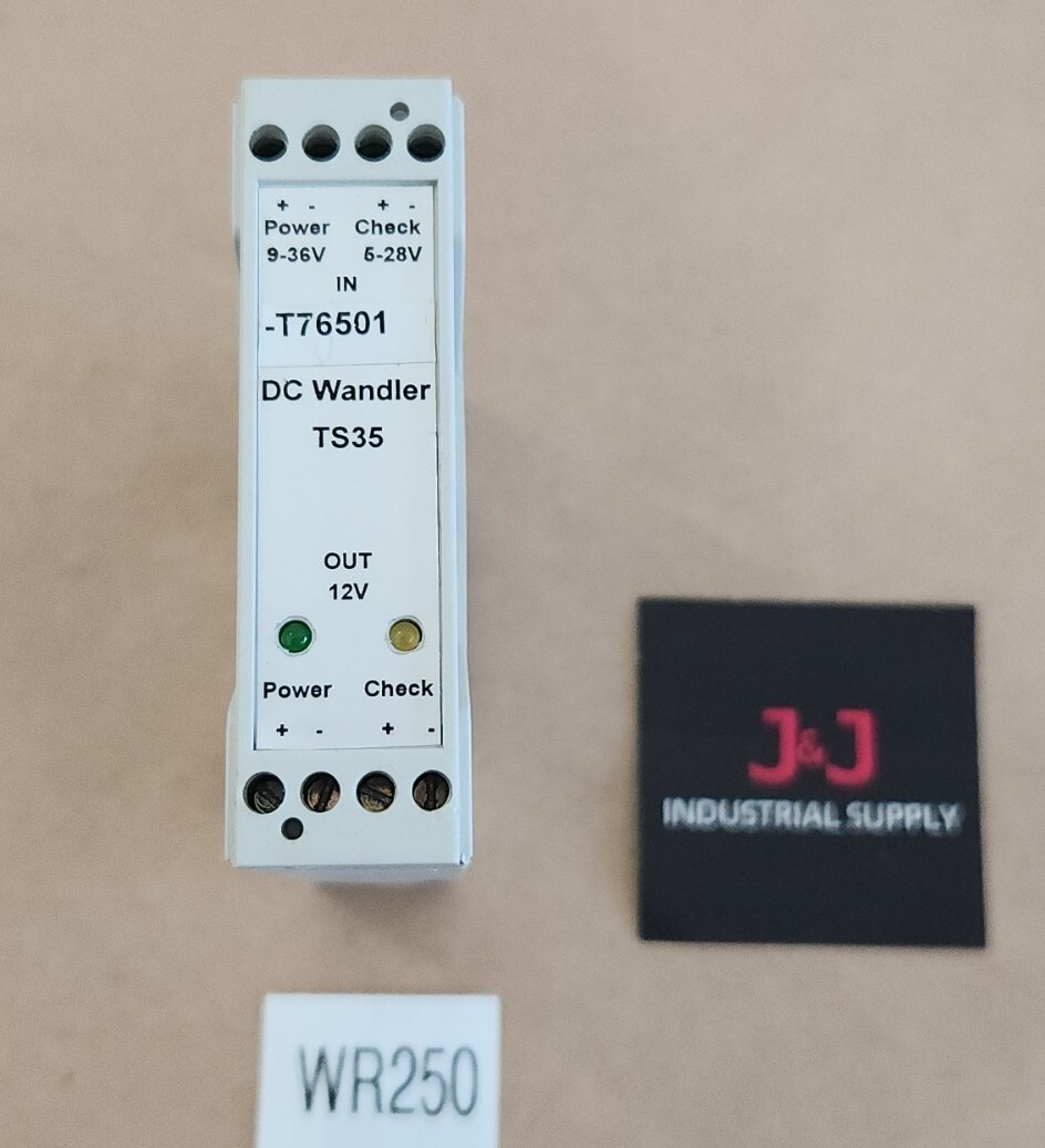 *PREOWNED* ETH Messtechnik TS-35 241233 DC Wandler 9-36V / 12V 330mA +  Warranty!