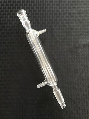 SGA 24/40 Glass Liebig Distillation Condenser 190mm JCKT 38mm OD 350mm OAL Chip