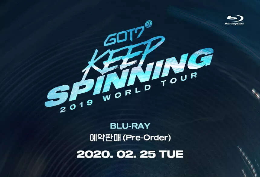 GOT7 2019 WORLD TOUR KEEP SPINNING BLU-RAY Photo Card Book K-pop Disc New  Boy