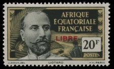 FRENCH EQUATORIAL AFRICA 125 - Free French "Victor Liotard" (pb97440)