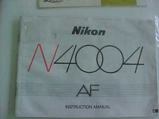 Nikon 4004 instructions manual
